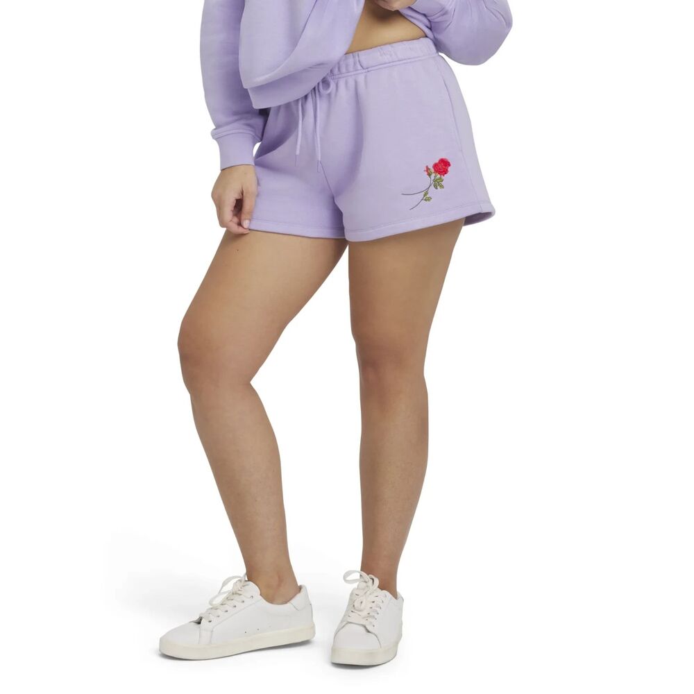 Mills by Millie Bobby Brown Women's Embroidery Fleeced Terry Short Size S